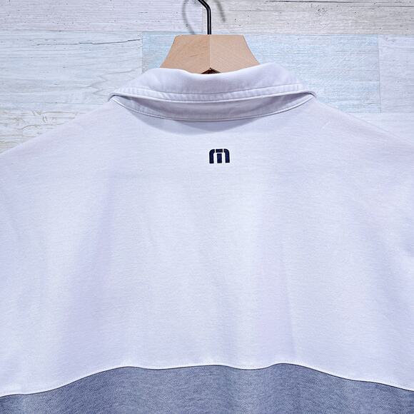 Bushmills Irish Whiskey Travis Mathew Pique Performance Golf Polo Mens Large - Picture 5 of 7